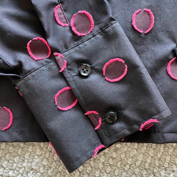 Arthur & Fox Black Button Blouse Top Shirt - Picture 2 of 11